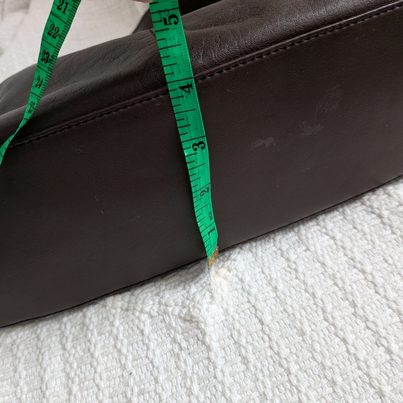 DANIER Brown Genuine Leather Shoulder Bag - Picture 5 of 5